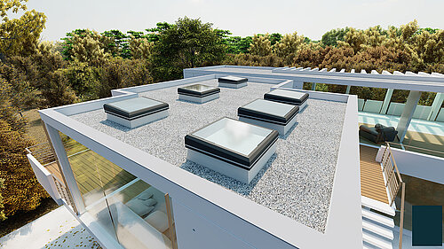 LAMILUX Glass Skylight FE 3°